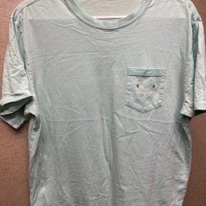 LIGHTLY WORN Southern Tide Teal Canoe Shirt Size: MEDIUM